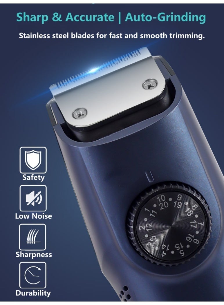 Solimpia Turbo Hair Clipper | 90% Effective Hair Collection | 1-20mm Precise Adjustment | IPX6 Fully Washable | Low Noise - Image 4